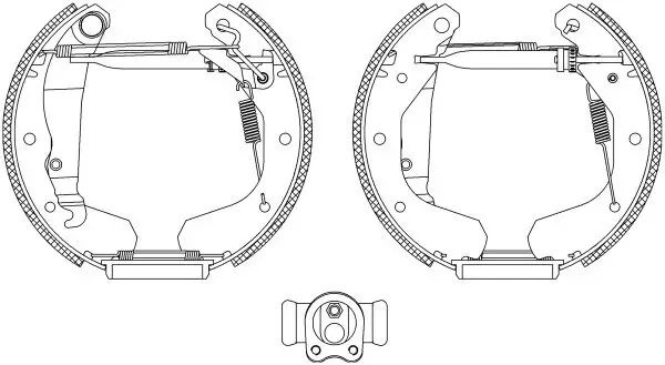 Bremsbackensatz TEXTAR 84033100