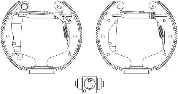 Bremsbackensatz TEXTAR 84033101