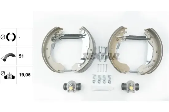 Bremsbackensatz Hinterachse TEXTAR 84033200 Bild Bremsbackensatz Hinterachse TEXTAR 84033200