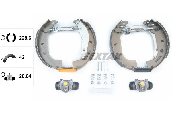 Bremsbackensatz Hinterachse TEXTAR 84037003