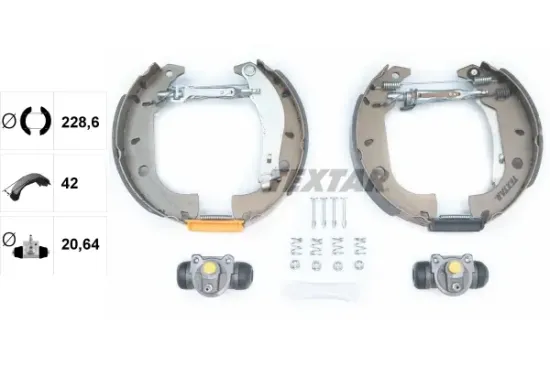 Bremsbackensatz Hinterachse TEXTAR 84037003 Bild Bremsbackensatz Hinterachse TEXTAR 84037003