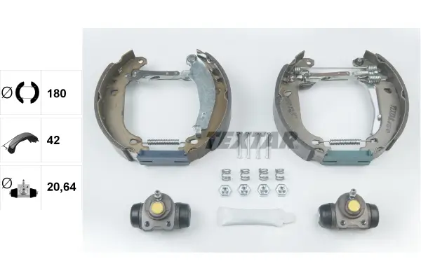 Bremsbackensatz Hinterachse TEXTAR 84037409