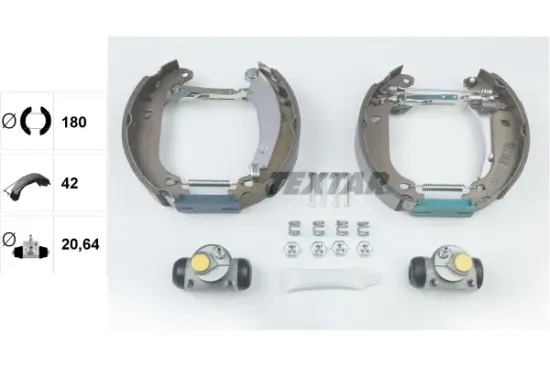 Bremsbackensatz Hinterachse TEXTAR 84037402 Bild Bremsbackensatz Hinterachse TEXTAR 84037402