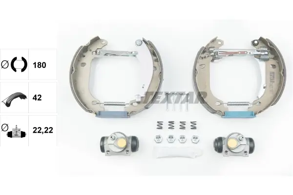 Bremsbackensatz Hinterachse TEXTAR 84037407