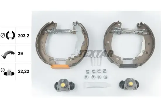 Bremsbackensatz Hinterachse TEXTAR 84037903 Bild Bremsbackensatz Hinterachse TEXTAR 84037903