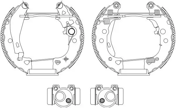 Bremsbackensatz TEXTAR 84038002