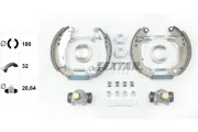 Bremsbackensatz Hinterachse TEXTAR 84038203