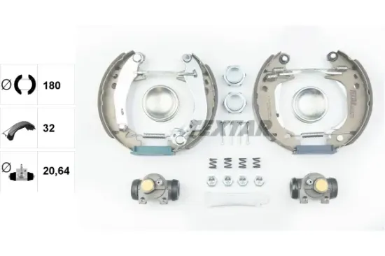 Bremsbackensatz Hinterachse TEXTAR 84038203 Bild Bremsbackensatz Hinterachse TEXTAR 84038203