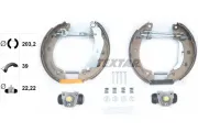 Bremsbackensatz Hinterachse TEXTAR 84038600