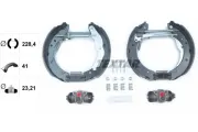 Bremsbackensatz Hinterachse TEXTAR 84044001