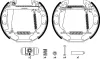 Bremsbackensatz Hinterachse TEXTAR 84044709