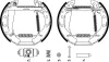 Bremsbackensatz Hinterachse TEXTAR 84044710
