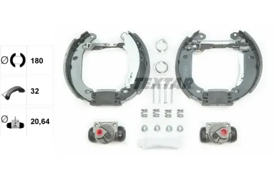 Bremsbackensatz Hinterachse TEXTAR 84045200 Bild Bremsbackensatz Hinterachse TEXTAR 84045200