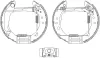 Bremsbackensatz Hinterachse TEXTAR 84047200 Bild Bremsbackensatz Hinterachse TEXTAR 84047200