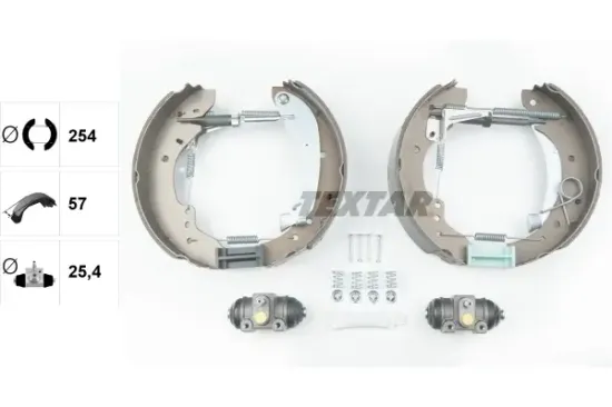 Bremsbackensatz Hinterachse TEXTAR 84047900 Bild Bremsbackensatz Hinterachse TEXTAR 84047900