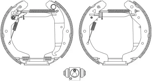 Bremsbackensatz TEXTAR 84049000