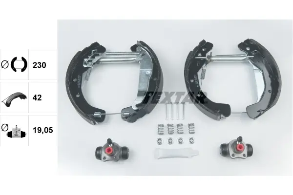 Bremsbackensatz Hinterachse TEXTAR 84049000