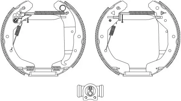 Bremsbackensatz TEXTAR 84049001