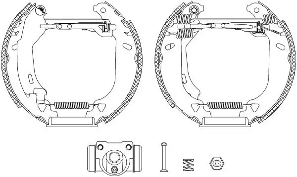 Bremsbackensatz TEXTAR 84049103