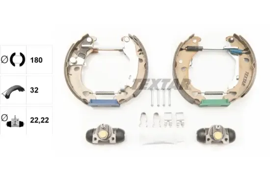 Bremsbackensatz Hinterachse TEXTAR 84049201 Bild Bremsbackensatz Hinterachse TEXTAR 84049201