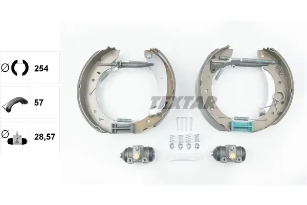 Bremsbackensatz Hinterachse TEXTAR 84049600