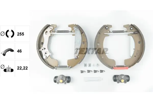 Bremsbackensatz Hinterachse TEXTAR 84049900