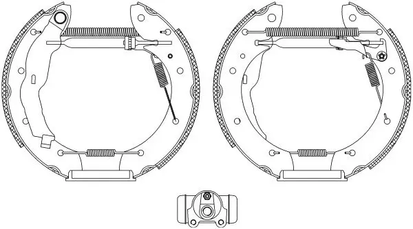 Bremsbackensatz TEXTAR 84050000