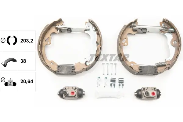 Bremsbackensatz Hinterachse TEXTAR 84052500