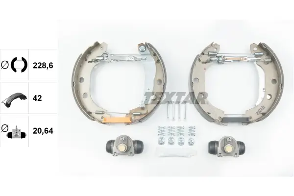 Bremsbackensatz Hinterachse TEXTAR 84052700