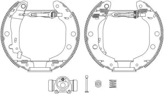 Bremsbackensatz TEXTAR 84052701 Bild Bremsbackensatz TEXTAR 84052701