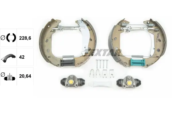 Bremsbackensatz Hinterachse TEXTAR 84053102