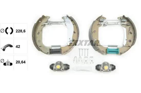 Bremsbackensatz Hinterachse TEXTAR 84053102 Bild Bremsbackensatz Hinterachse TEXTAR 84053102