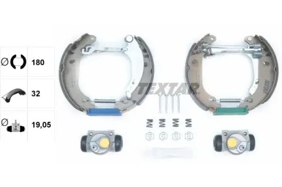 Bremsbackensatz Hinterachse TEXTAR 84053802 Bild Bremsbackensatz Hinterachse TEXTAR 84053802