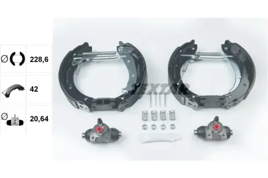 Bremsbackensatz Hinterachse TEXTAR 84053900 Bild Bremsbackensatz Hinterachse TEXTAR 84053900