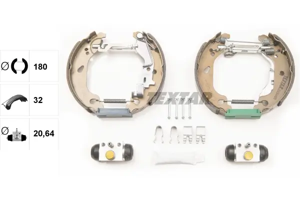 Bremsbackensatz Hinterachse TEXTAR 84054400