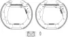 Bremsbackensatz Hinterachse TEXTAR 84055200 Bild Bremsbackensatz Hinterachse TEXTAR 84055200