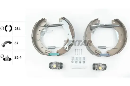 Bremsbackensatz Hinterachse TEXTAR 84055800 Bild Bremsbackensatz Hinterachse TEXTAR 84055800