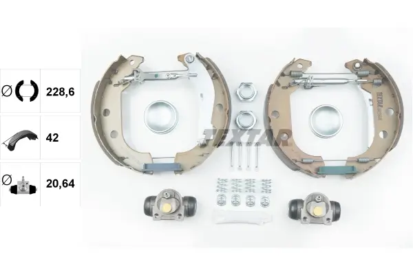 Bremsbackensatz Hinterachse TEXTAR 84056600