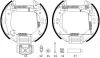 Bremsbackensatz Hinterachse TEXTAR 84056800