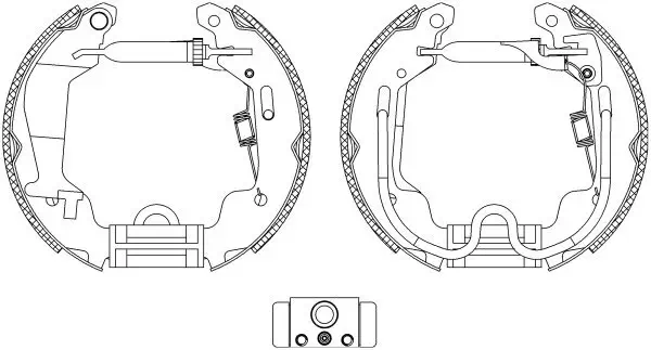 Bremsbackensatz TEXTAR 84058000