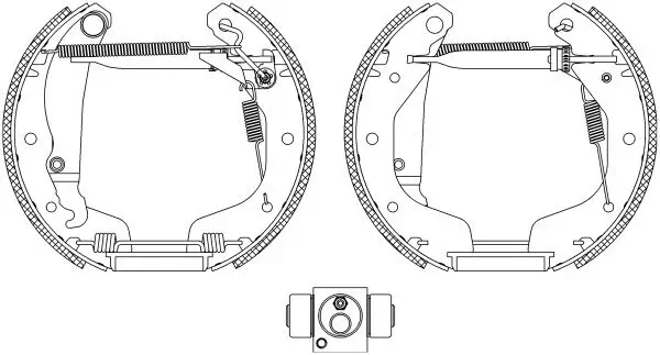 Bremsbackensatz TEXTAR 84058200