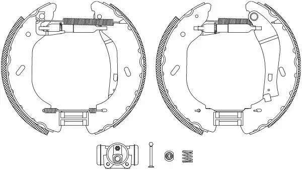 Bremsbackensatz TEXTAR 84058600