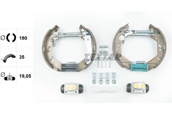 Bremsbackensatz Hinterachse TEXTAR 84059600