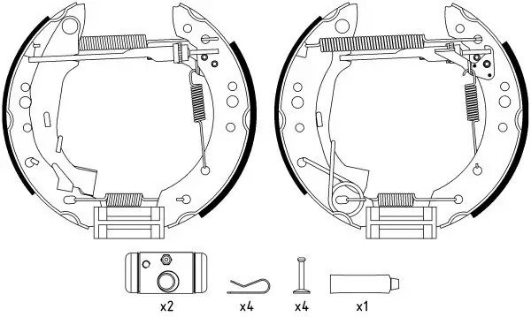 Bremsbackensatz TEXTAR 84059801 Bild Bremsbackensatz TEXTAR 84059801