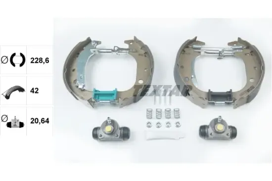 Bremsbackensatz Hinterachse TEXTAR 84059900 Bild Bremsbackensatz Hinterachse TEXTAR 84059900