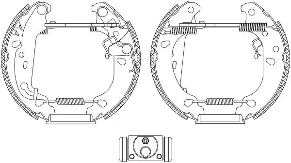 Bremsbackensatz TEXTAR 84060000