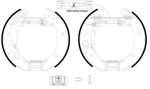 Bremsbackensatz TEXTAR 84060900