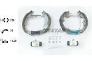 Bremsbackensatz Hinterachse TEXTAR 84064500