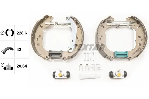 Bremsbackensatz Hinterachse TEXTAR 84064900