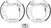 Bremsbackensatz Hinterachse TEXTAR 84071400 Bild Bremsbackensatz Hinterachse TEXTAR 84071400